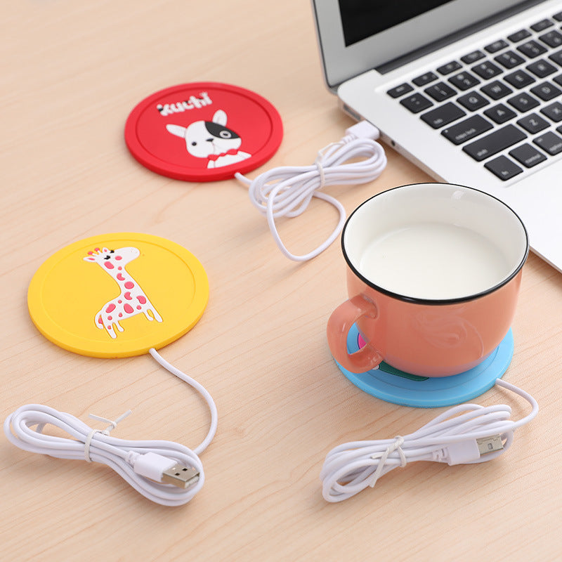 Portable Cup Heating Pads Portable USB Electric Silicone Warm Mat Milk Tea Coffee Keep Warming Cup Pad Mug Warmer Wholesale