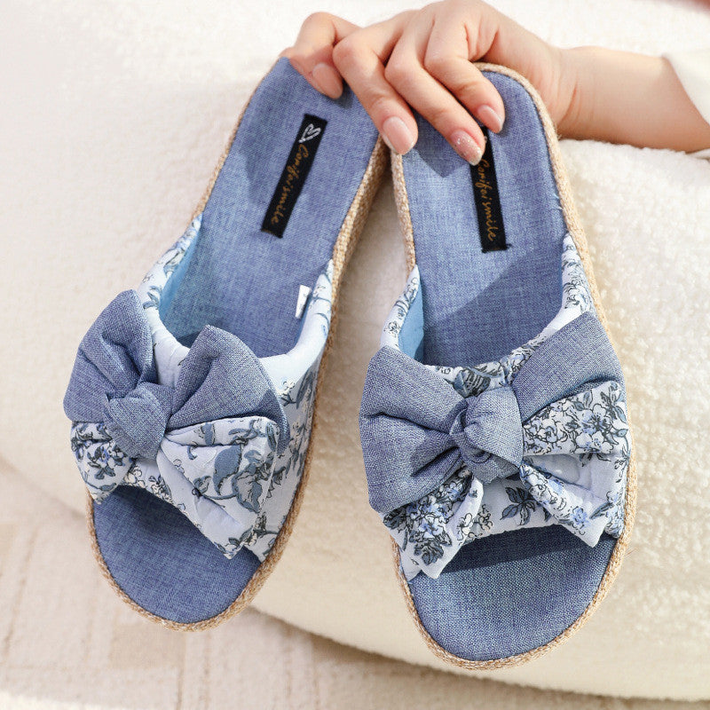 Women's Linen Four Seasons Non-slip Slippers