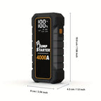 20000mAh 12V Car Battery Starter 4000 Peak Amp USB Fast Charging LED Light