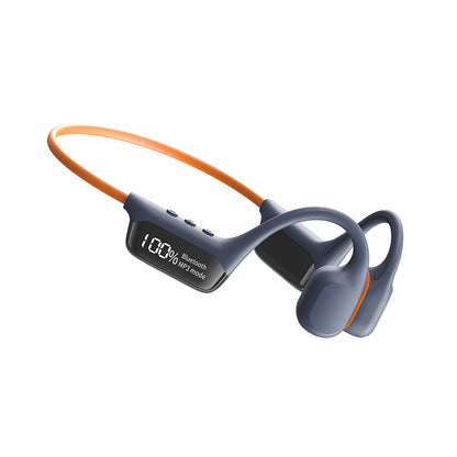 Display Screen Bluetooth-compatible Headset For Bone Conduction 53 Waterproof Sports Headset