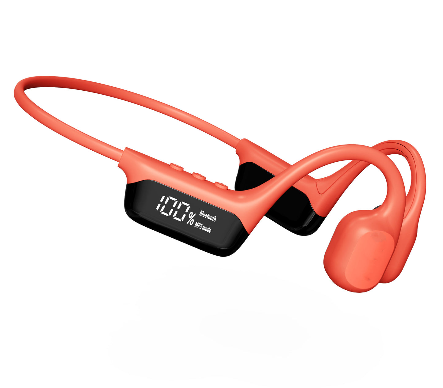 Display Screen Bluetooth-compatible Headset For Bone Conduction 53 Waterproof Sports Headset