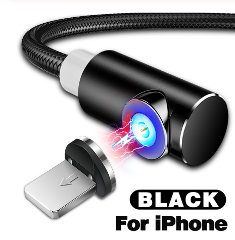 2m Magnetic Cable Micro USB Type C Adapter Charger Fast Charging For Magnet  Cord