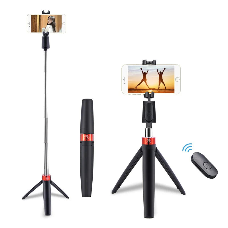 3 In1  Selfie Bluetooth Wireless Stick Tripod Foldable