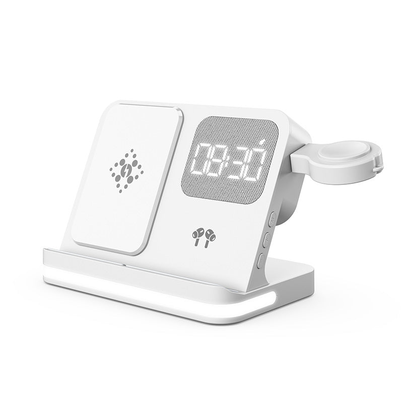 Clock Alarm Compatible With Mobile Phones Smartwatches Headphones And Wireless Chargers