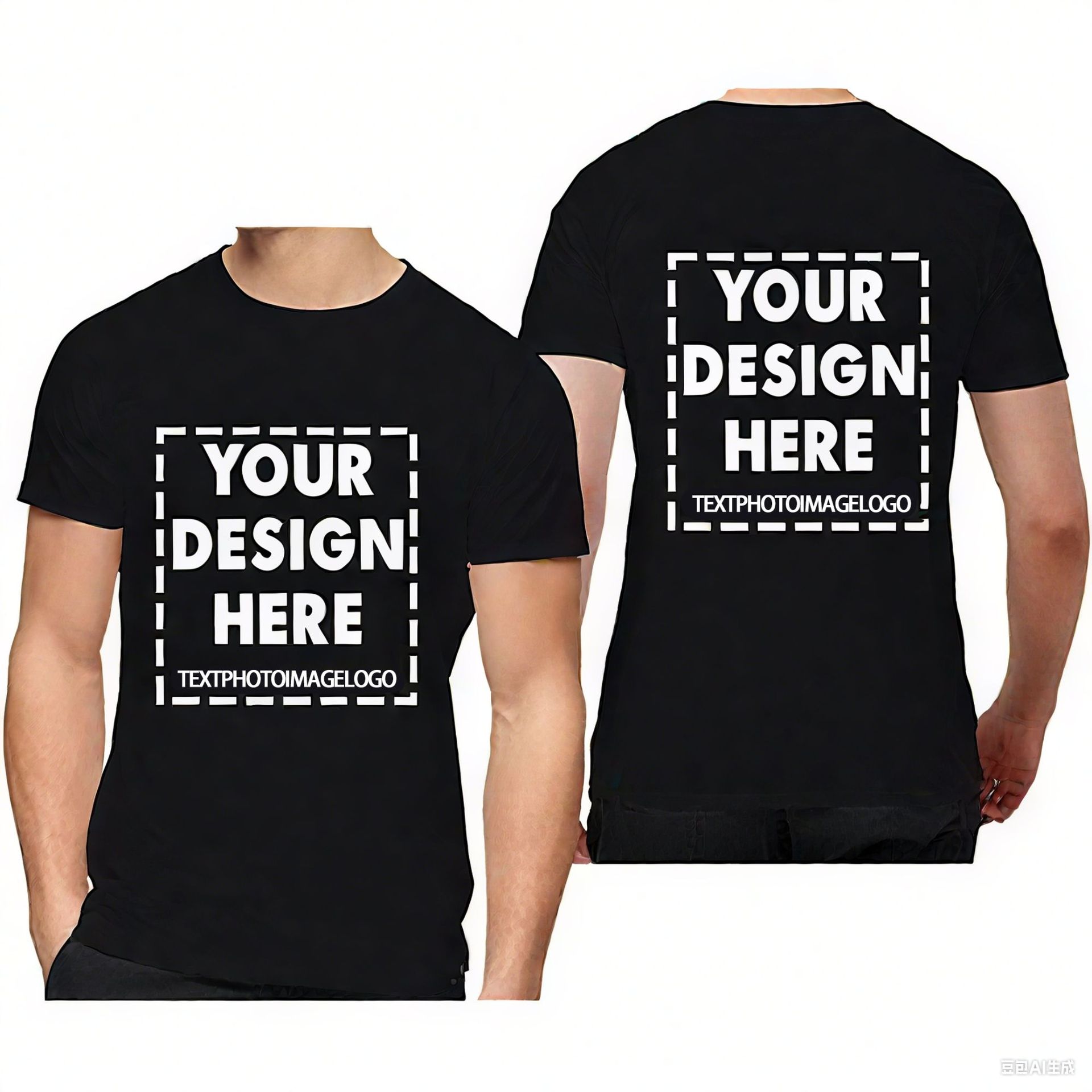 Customized US Size Short-sleeved T-shirts And Plus-size T-shirts