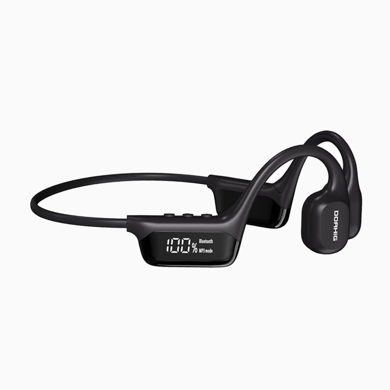 Display Screen Bluetooth-compatible Headset For Bone Conduction 53 Waterproof Sports Headset
