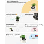 Intelligent lazy person automatic water-absorbing flowerpot