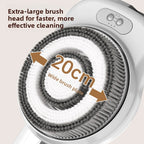 Electric bath scrubber