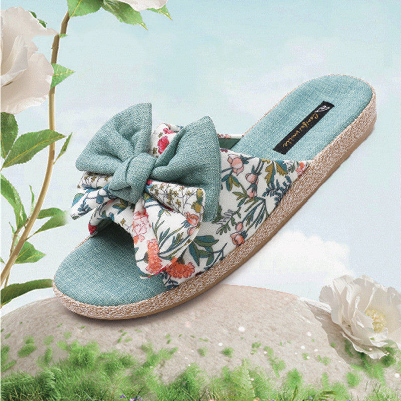 Women's Linen Four Seasons Non-slip Slippers