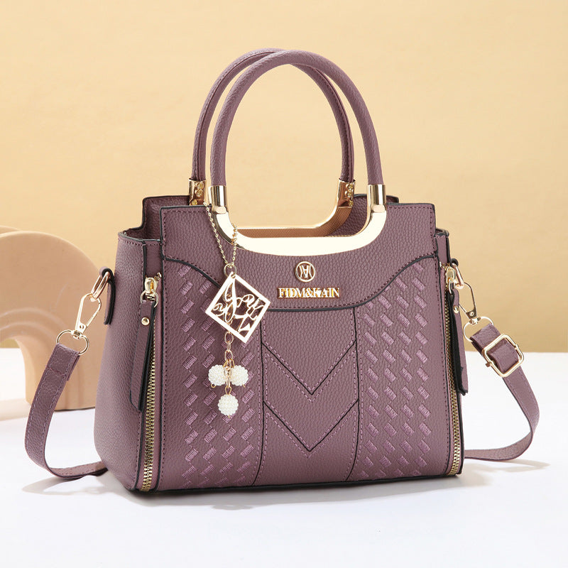AutumnWinter Embroidered Thread Womens Bag Simple