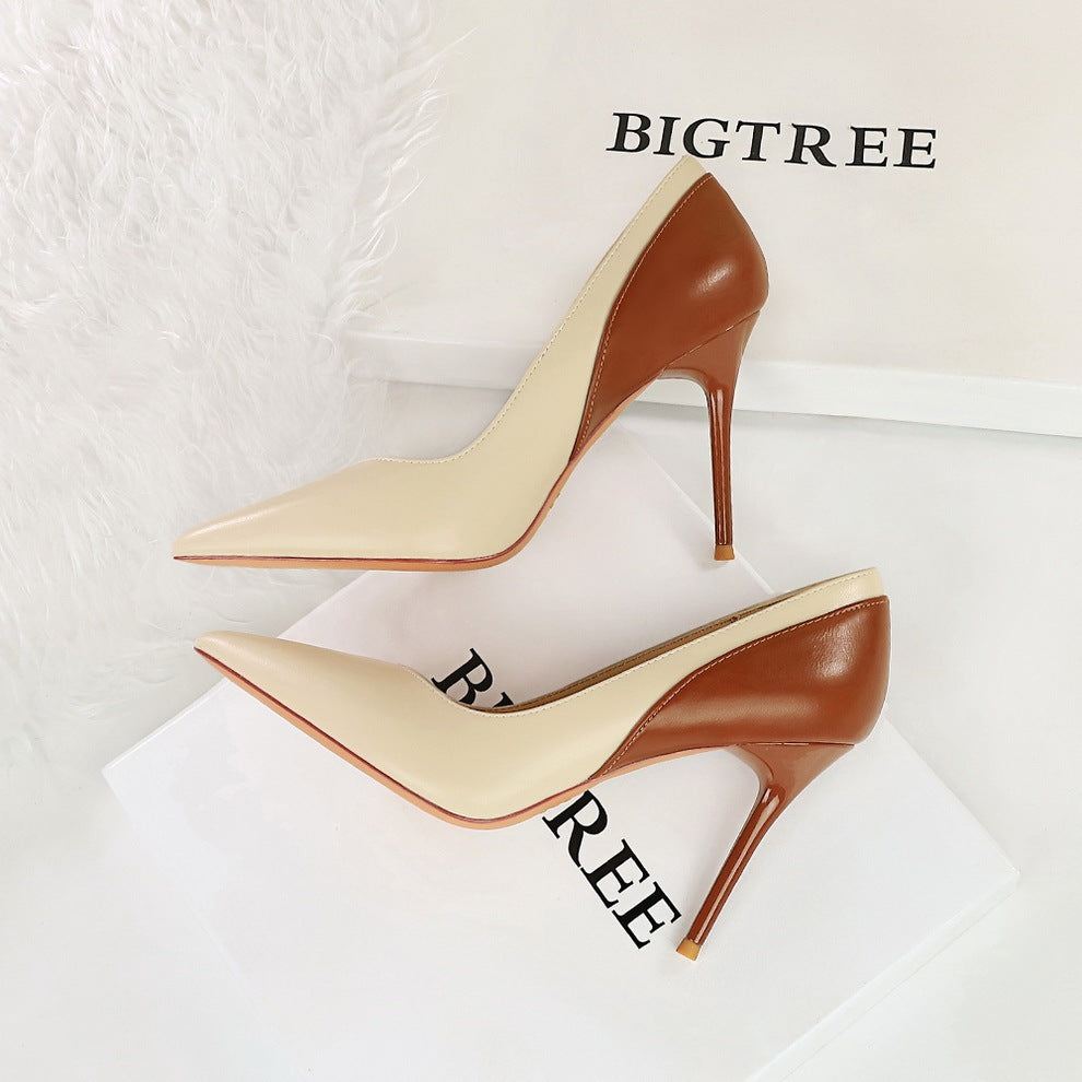 Retro Style High Heels Stiletto Heel Banquet Women
